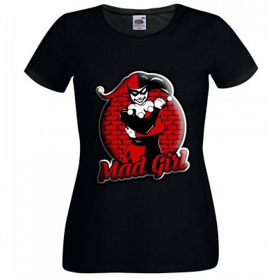 Дамска тениска HARLEY QUINN - MAD GIRL